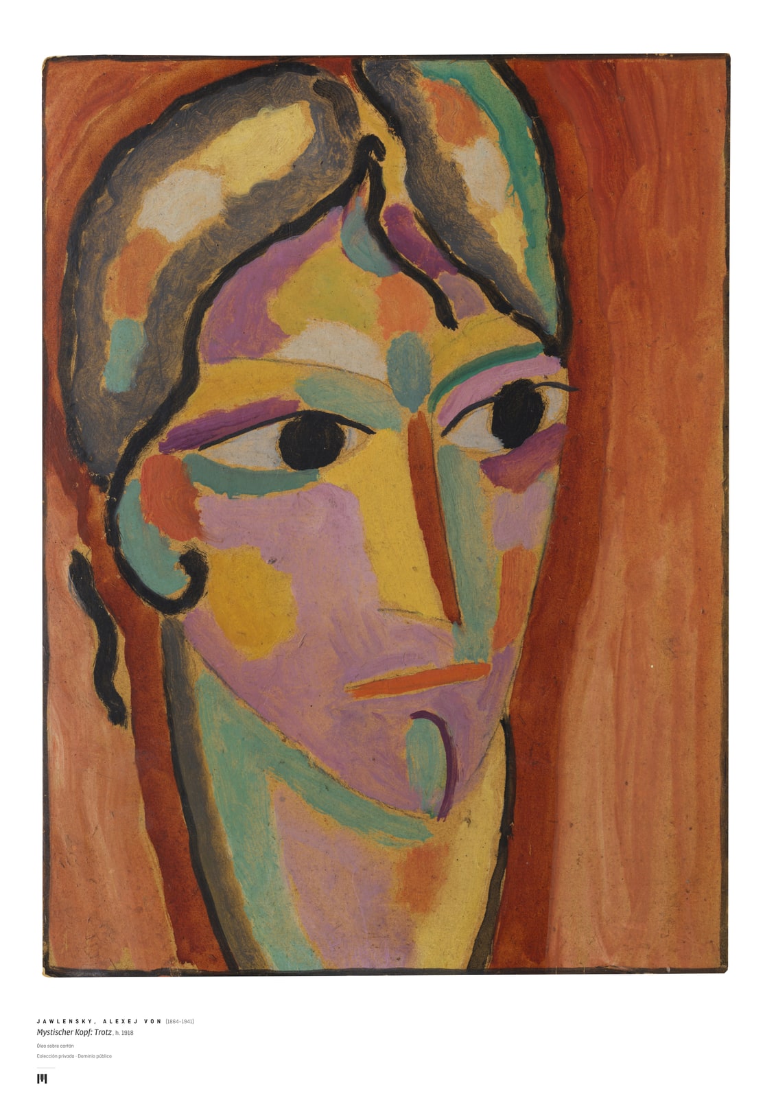 Mystischer Kopf: Trotz (h. 1918)