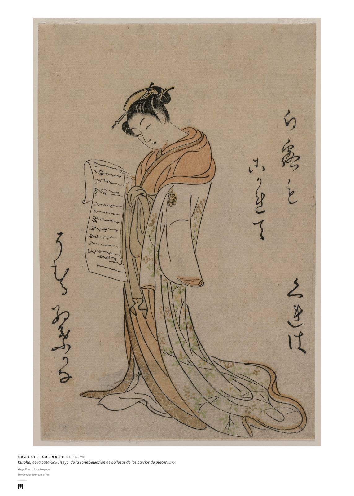 Kureha, de la casa Gakuiseya (1770)